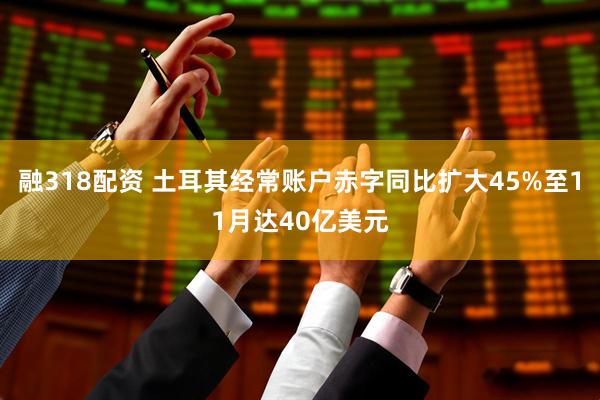 融318配资 土耳其经常账户赤字同比扩大45%至11月达40亿美元